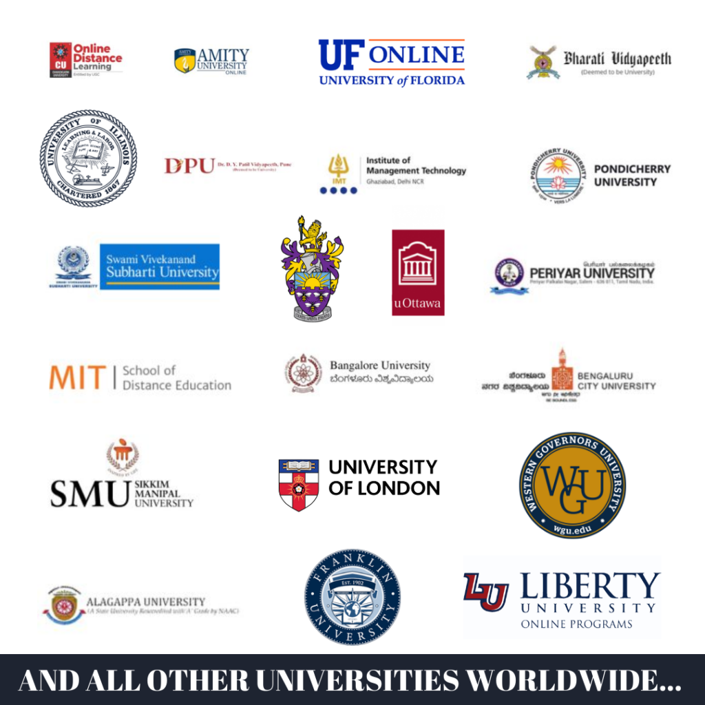 and all other universities across the globe footer